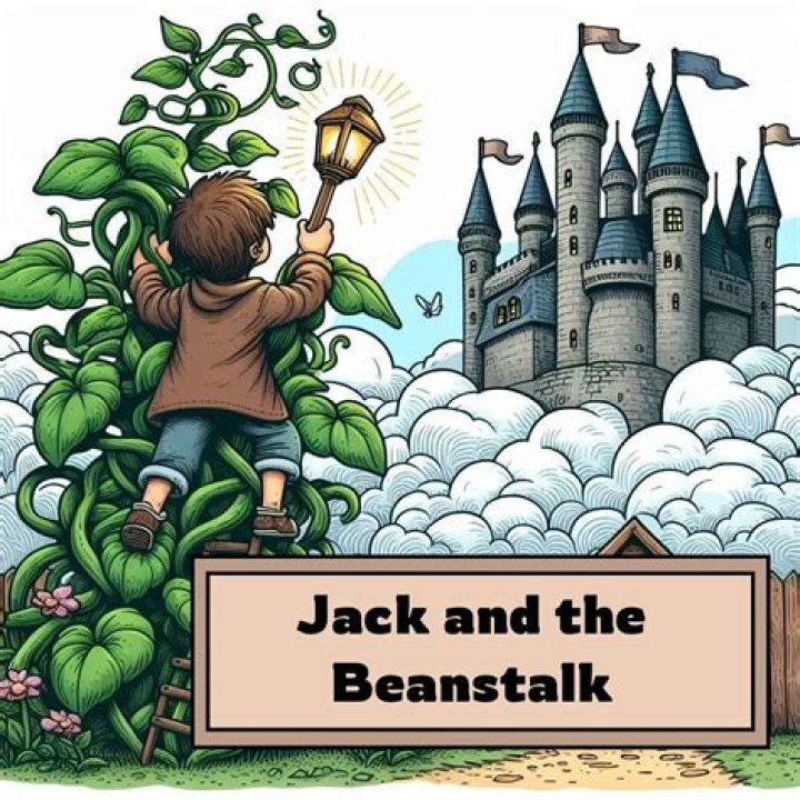 What is the theme of Jack and the Beanstalk story?