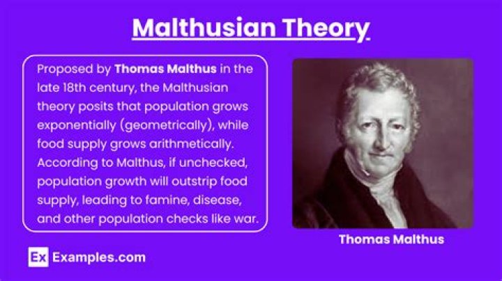 What is the Thomas Malthus theory?