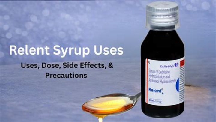What is the use of relent syrup?
