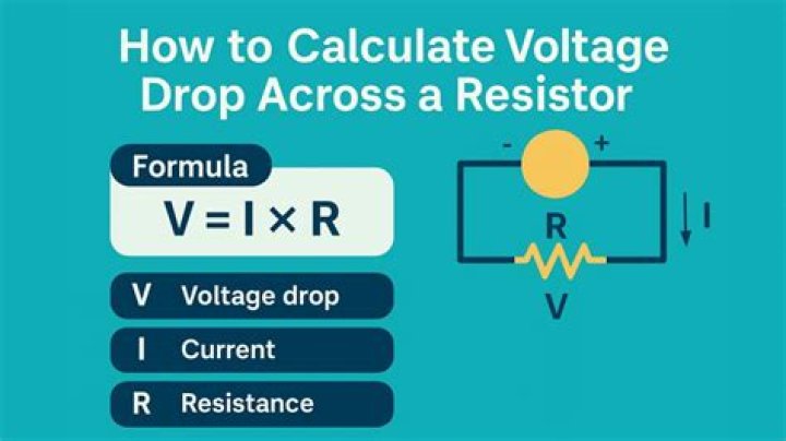 What is the voltage drop across the 100 ohm resistor?