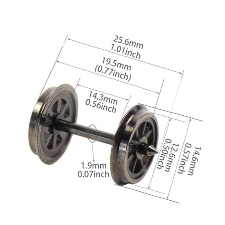 What is the wheel diameter of Indian Railway?