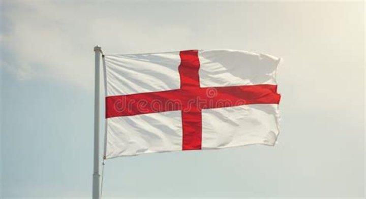 What is the white flag with a red cross on it?