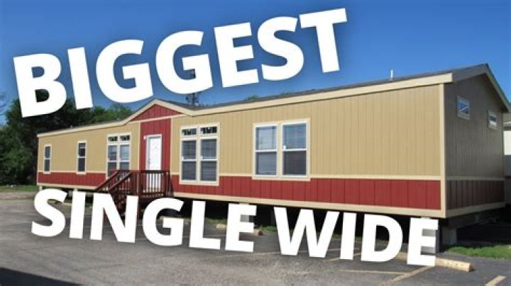 What is the widest single wide mobile home?