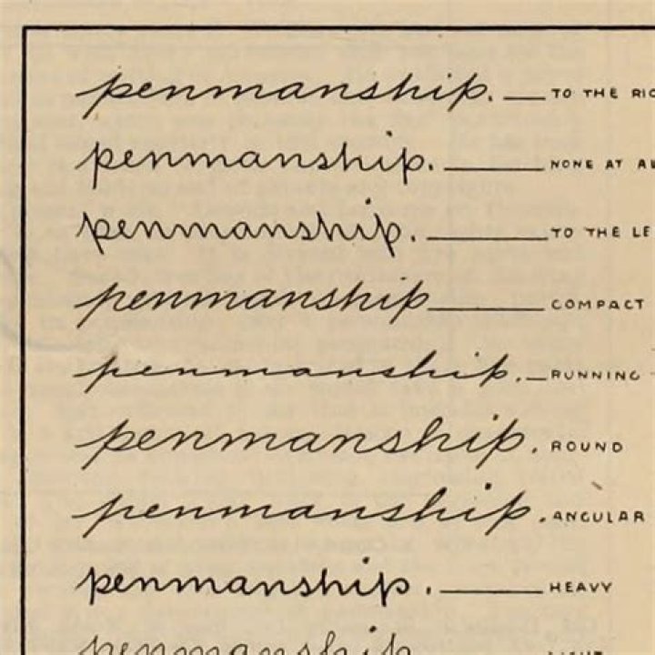 What is the word penmanship mean?