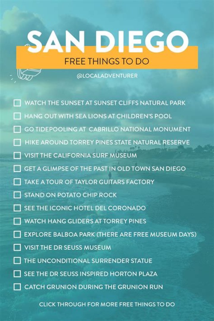What is there to do in San Diego for free today?
