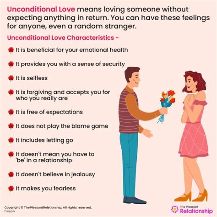 What is unconditional love for kids?