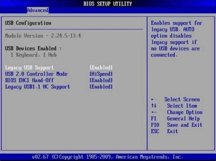 What is USB Legacy Support BIOS?