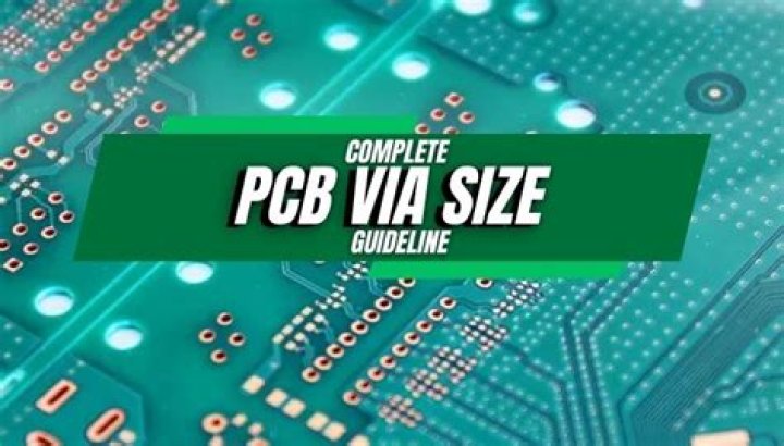 What is via size in PCB?
