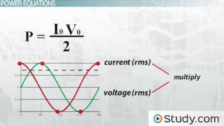 What is voltage multiplied by current?