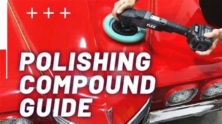 What is white polishing compound used for?