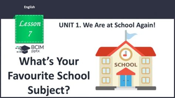 What is your favorite school subject?