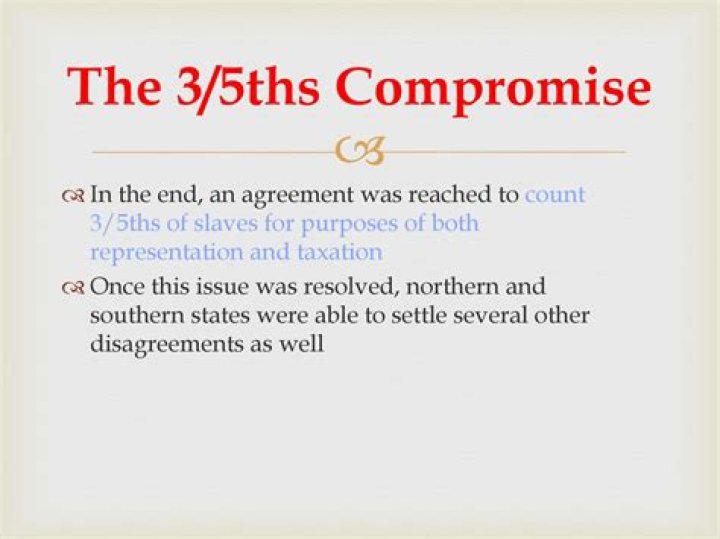 What issue did the 3/5 compromise fix?