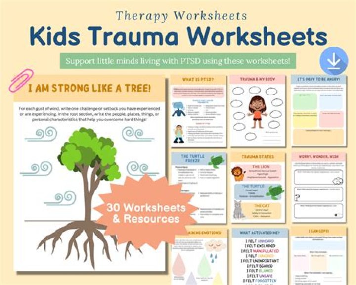 What job helps kids with trauma?