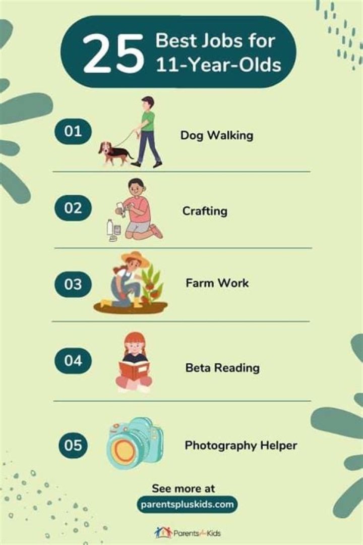 What jobs can a 11 year old get?