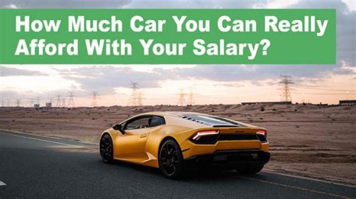 What jobs can afford you a Lamborghini?
