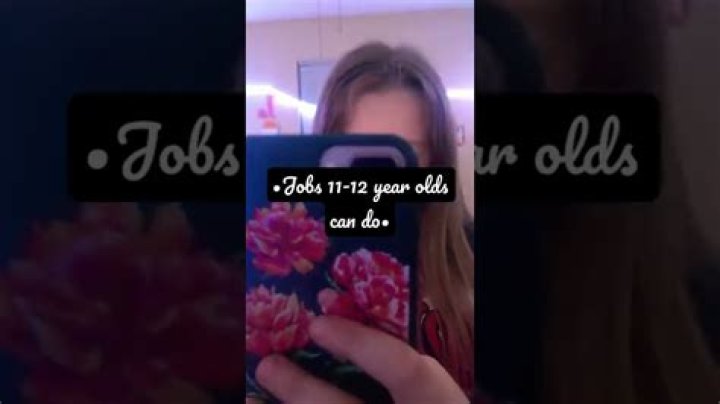 What jobs can an 11 year old do?