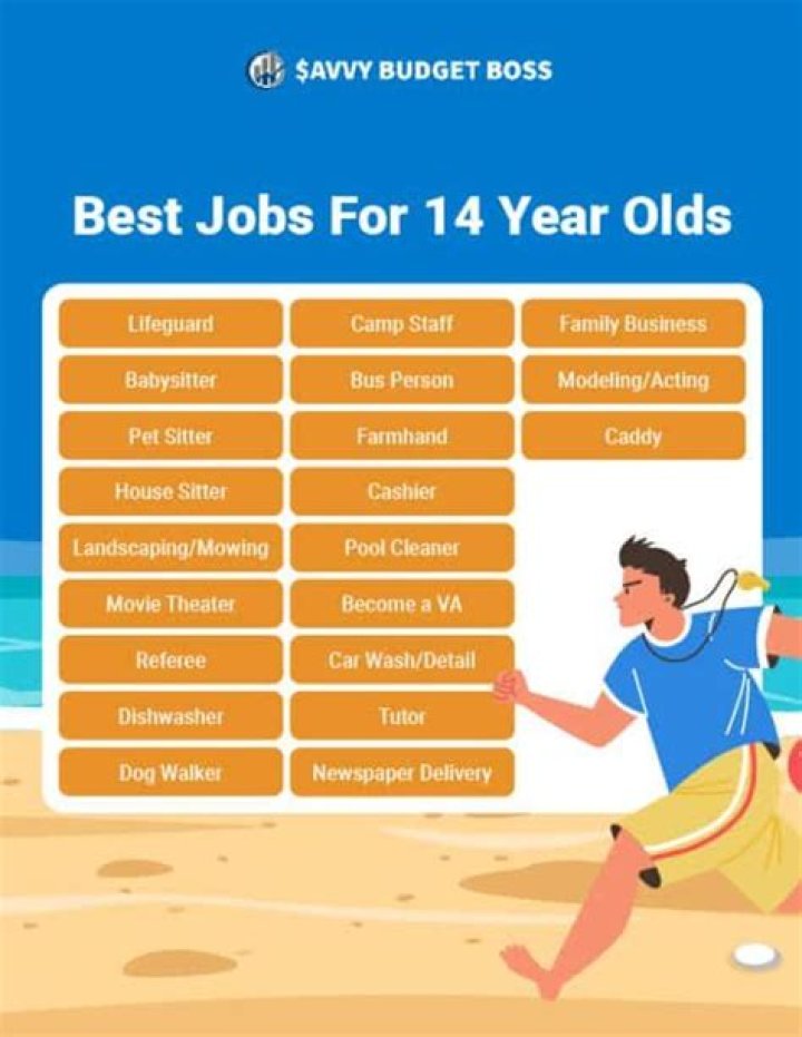 What jobs can you get at 14 years old in California?
