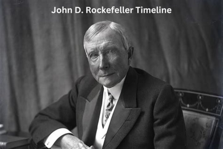 What jobs did John D Rockefeller have?