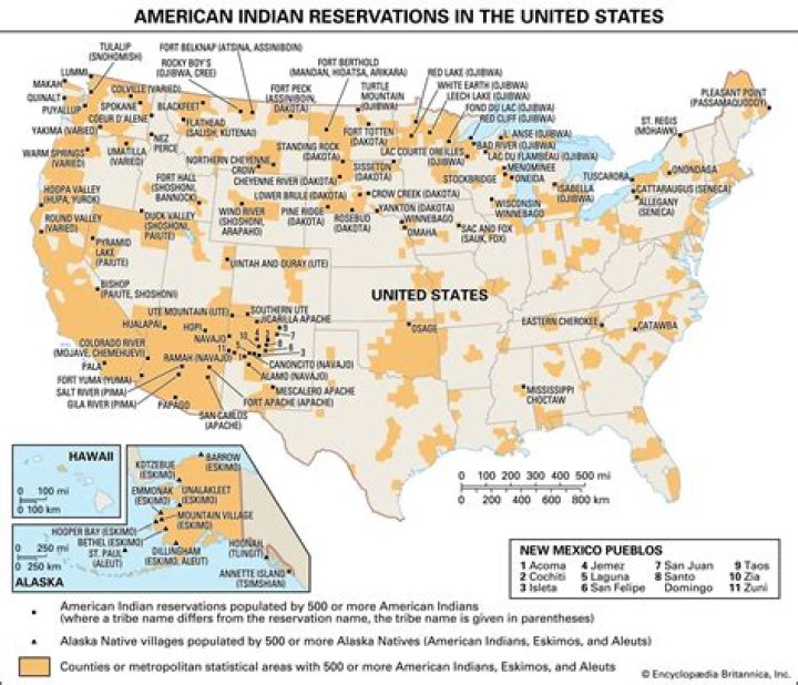 What jobs do the Native American do in the reservations?