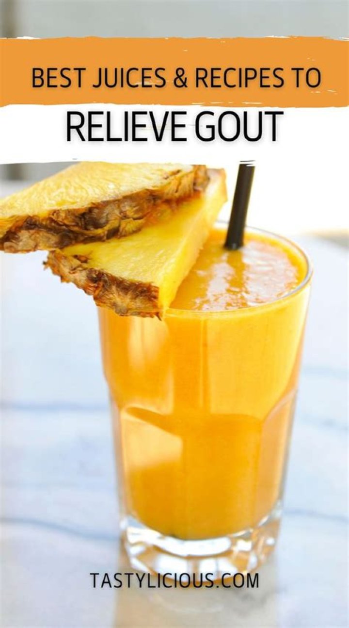 What kind of juice is good for gout?