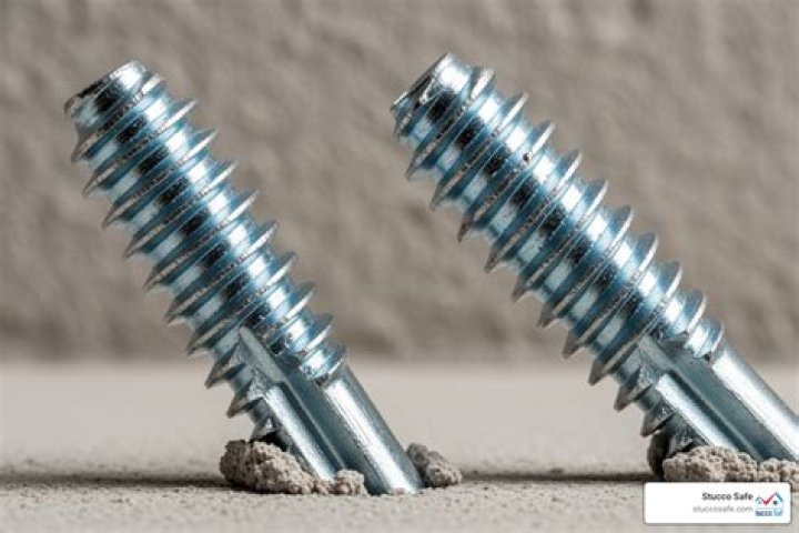 What kind of screws are used for shower drain?