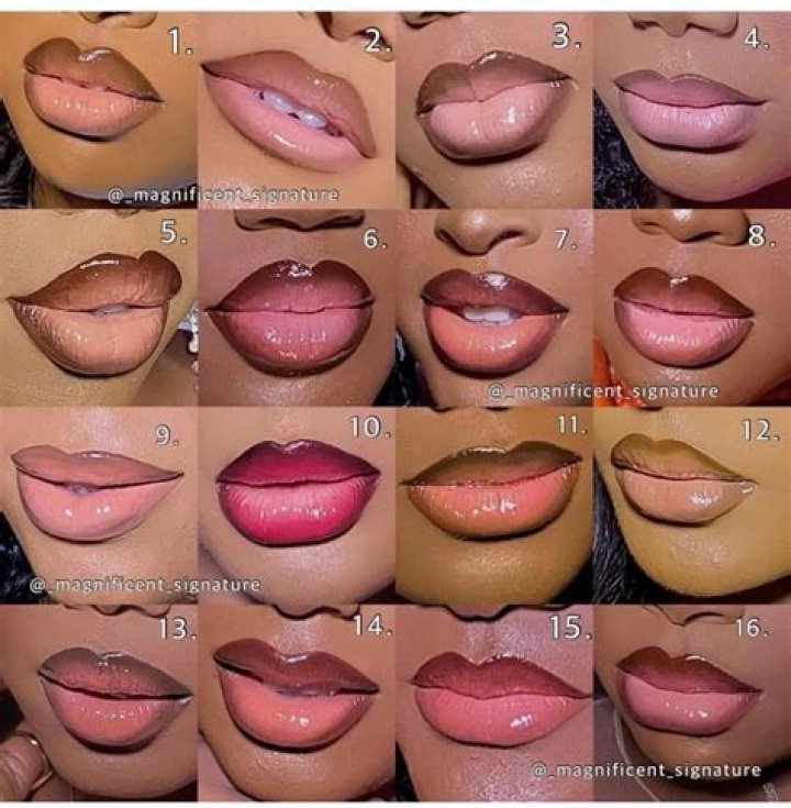 What lip colors look good on black skin?