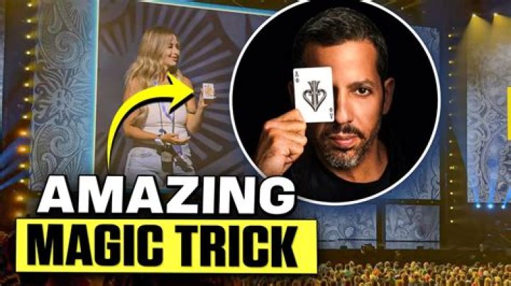 What magic trick did David Blaine do for Harrison Ford?