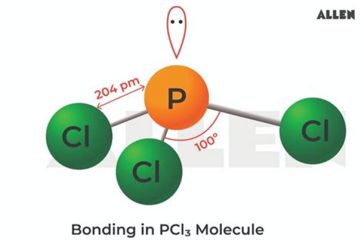 What molecular shape is PCl3?