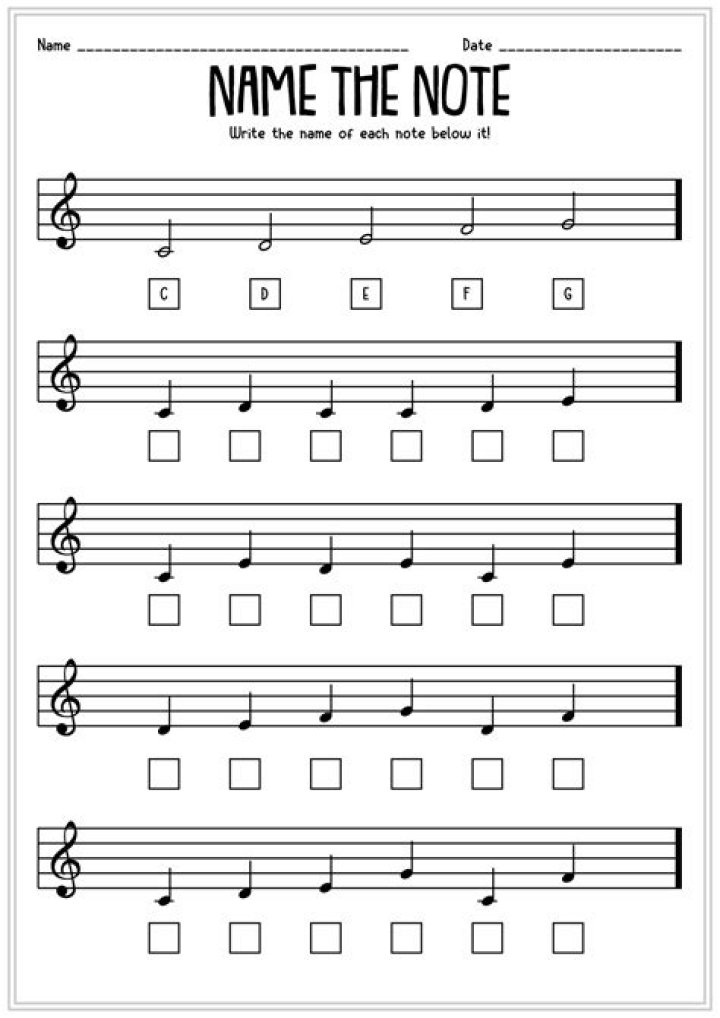 What musical note is blue?