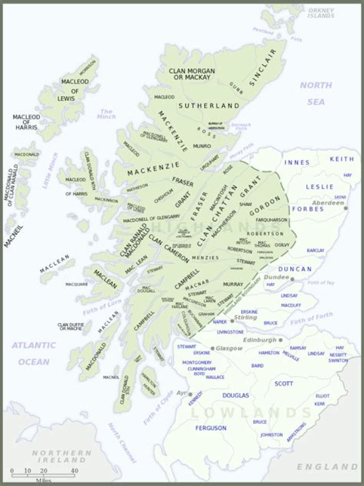 What part of Scotland is Clan Ross from?