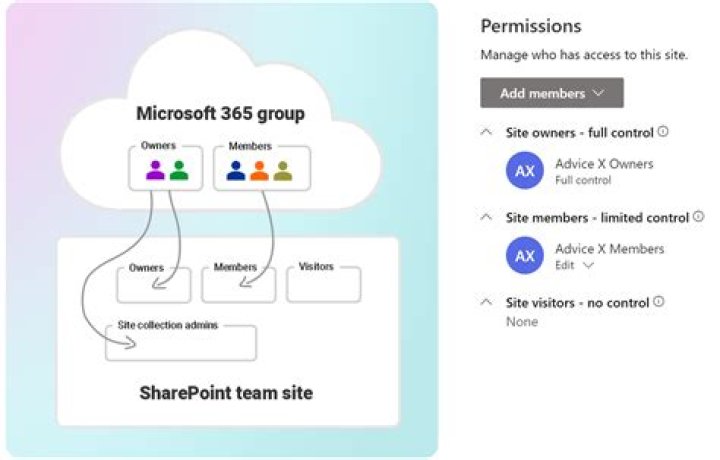 What permissions to SharePoint members have?