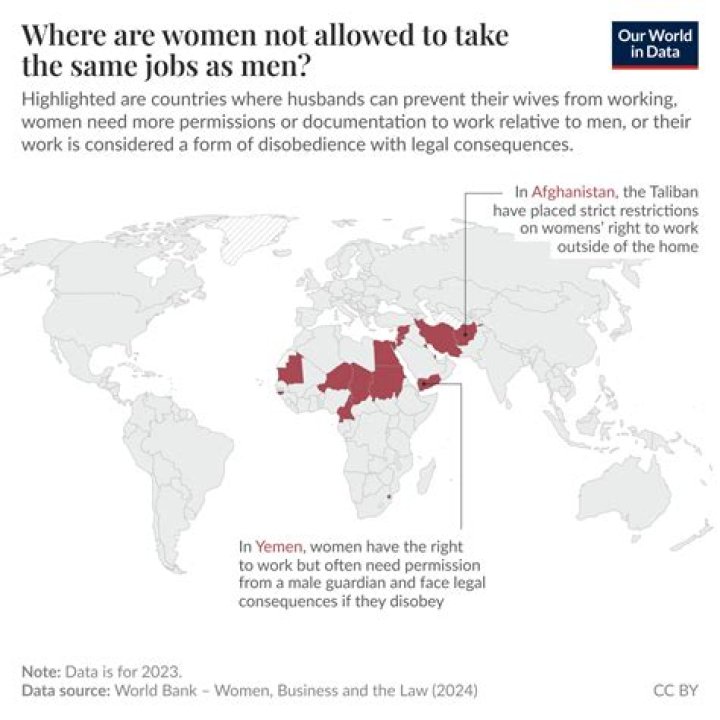 What profession are women not allowed?
