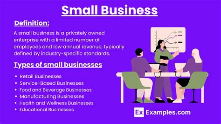 What qualifies as a small business?