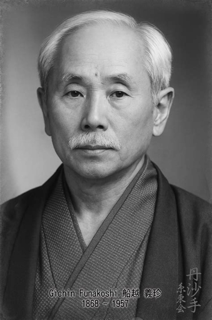 What rank was gichin Funakoshi?