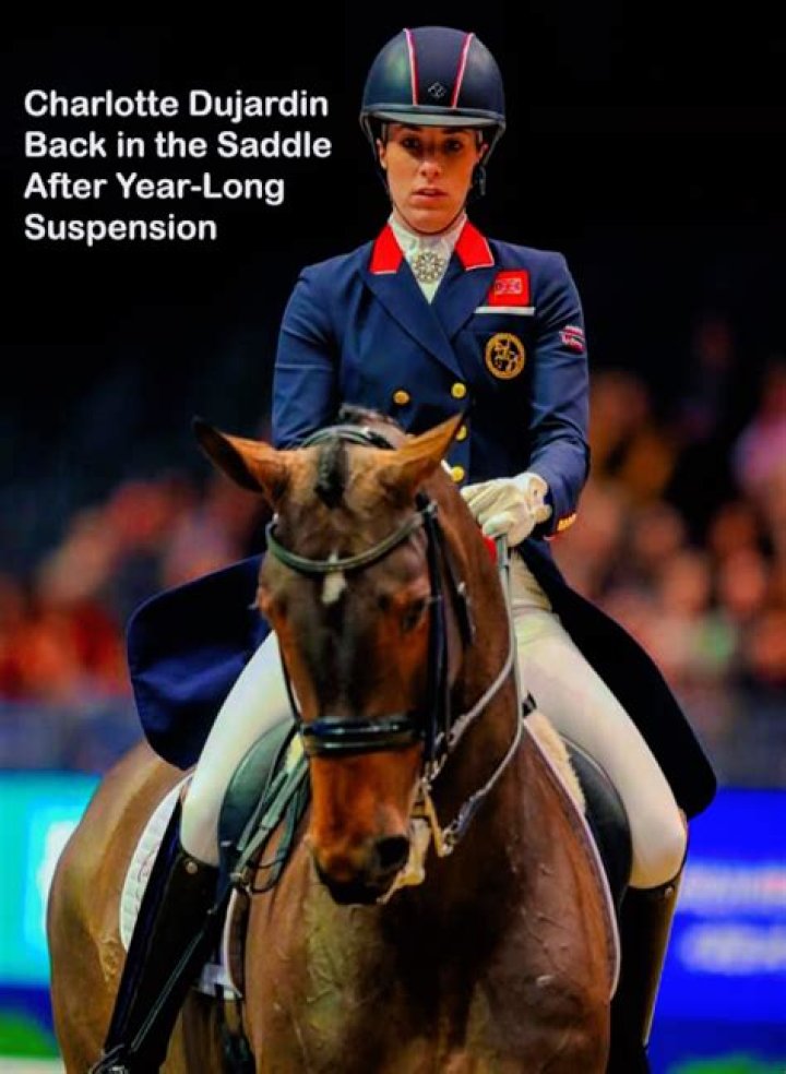 What saddle does Charlotte Dujardin ride in?