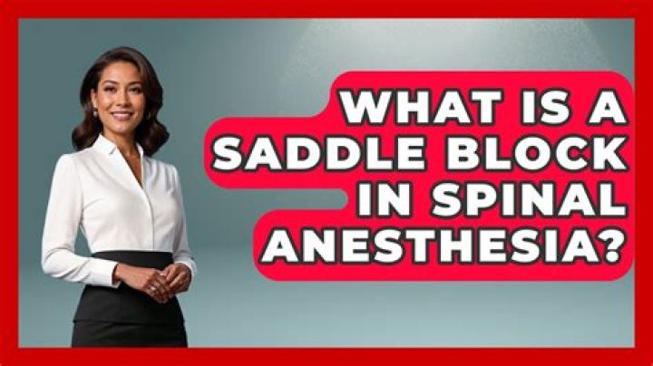 What saddle paraesthesia feels like?