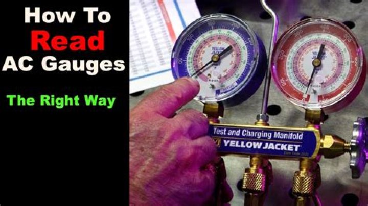 What should Automotive AC gauges read?