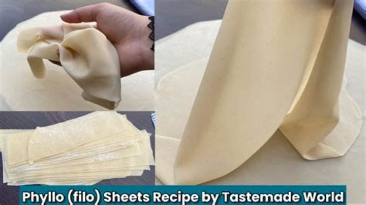 What should each sheet of phyllo get brushed with and why?
