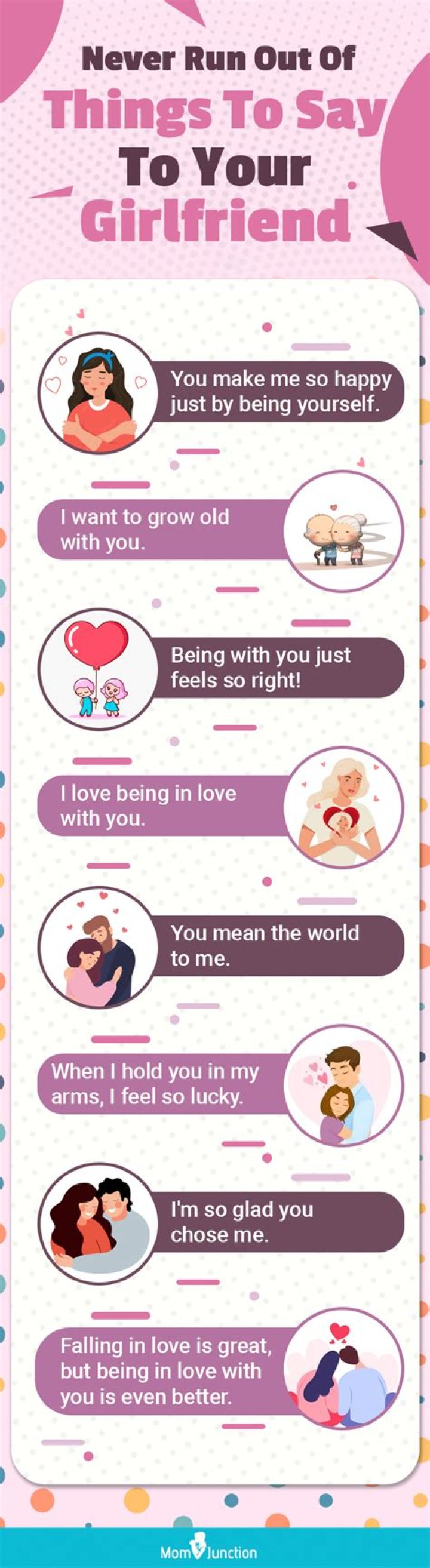 What should I say to my girlfriend before she wakes up?