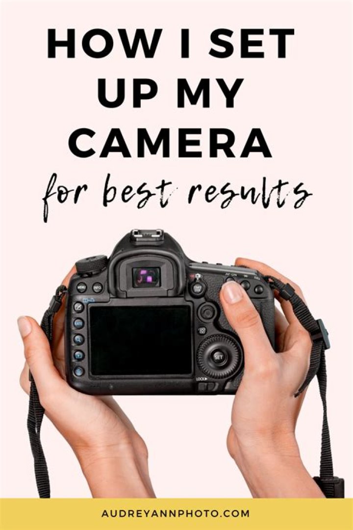 What should I set my camera settings to?