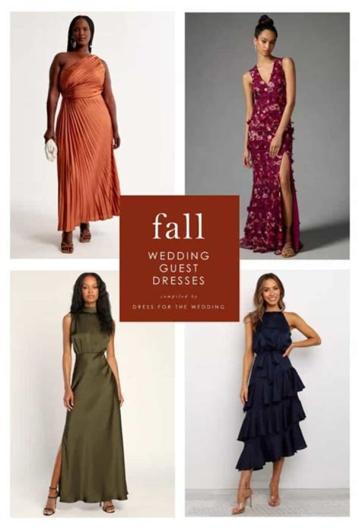 What should I wear to an outdoor wedding in October?