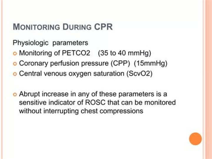What should PETCO2 be during CPR?