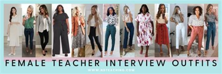 What should teachers wear to interviews?