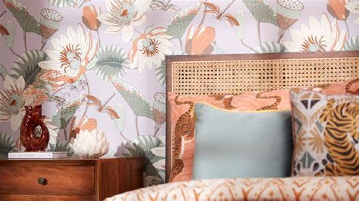 What should you put on a feature wall in a bedroom?