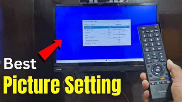 What should your TV picture settings be?
