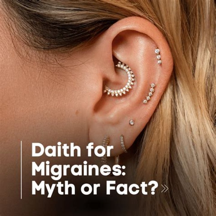 What side do you get a daith piercing for migraines?
