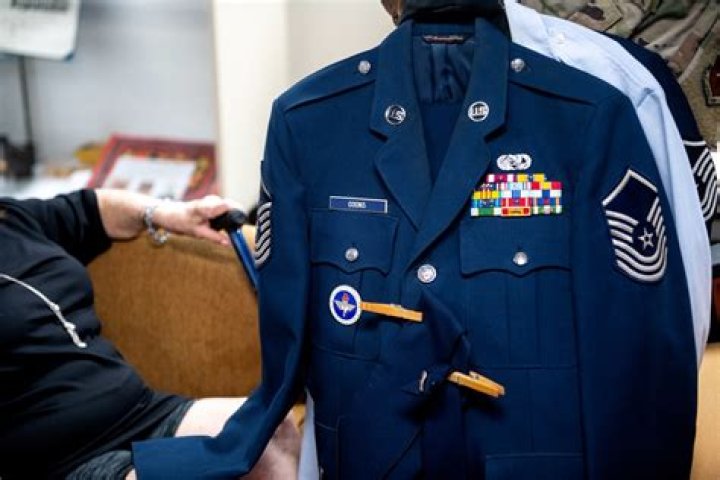What side does Air Force name tag go on?