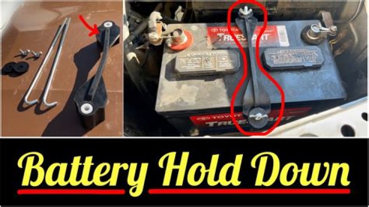 What size bolt for battery hold down?