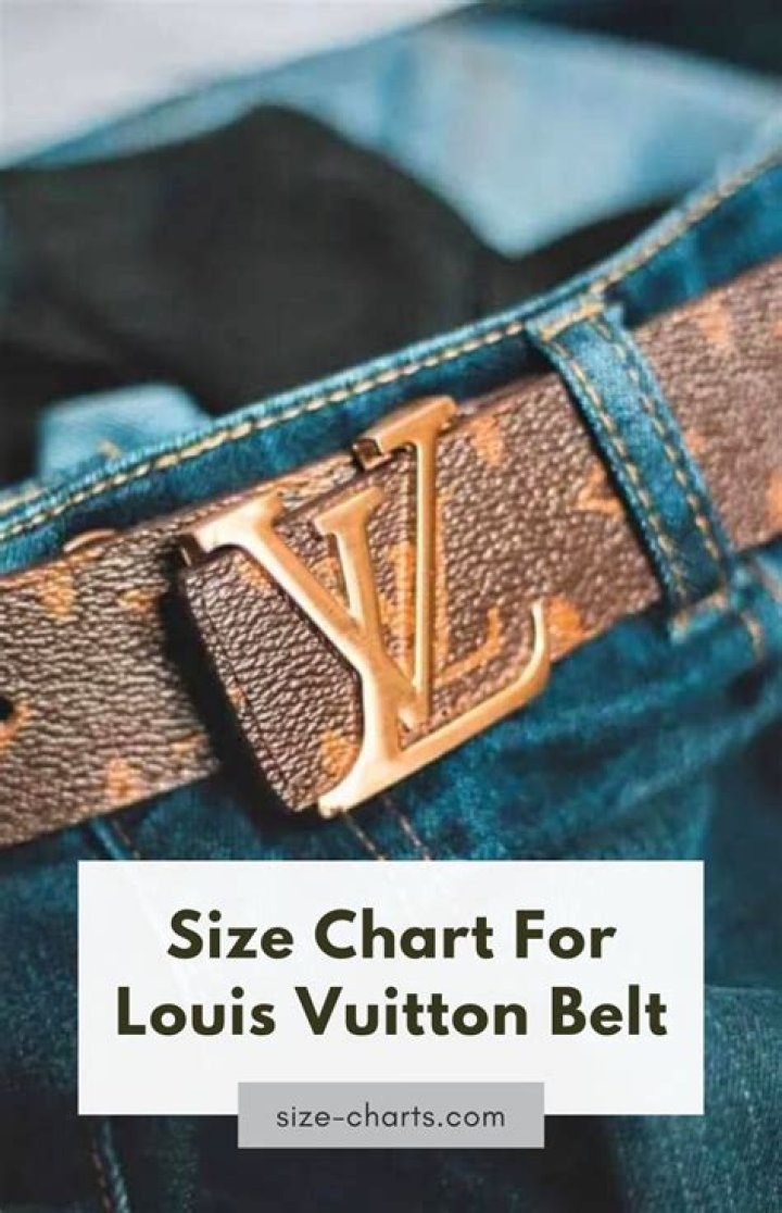 What size is a 90 Louis Vuitton belt?