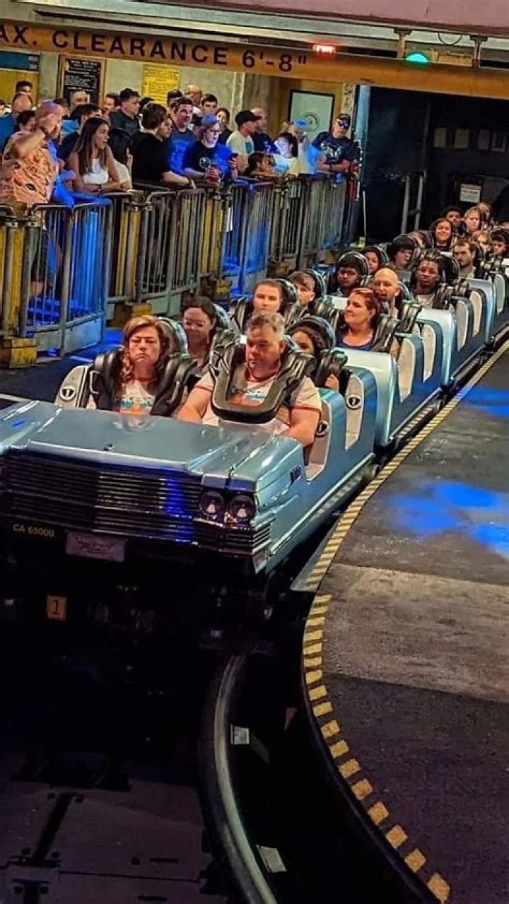 What song is played on the rock n Roller Coaster?